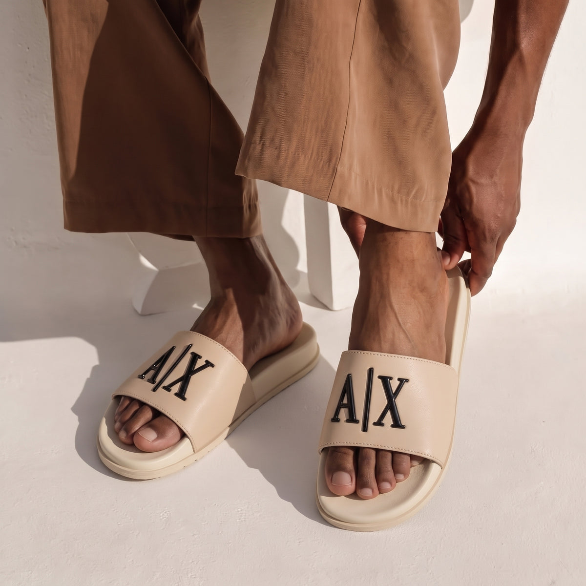 Armani Exchange Slides