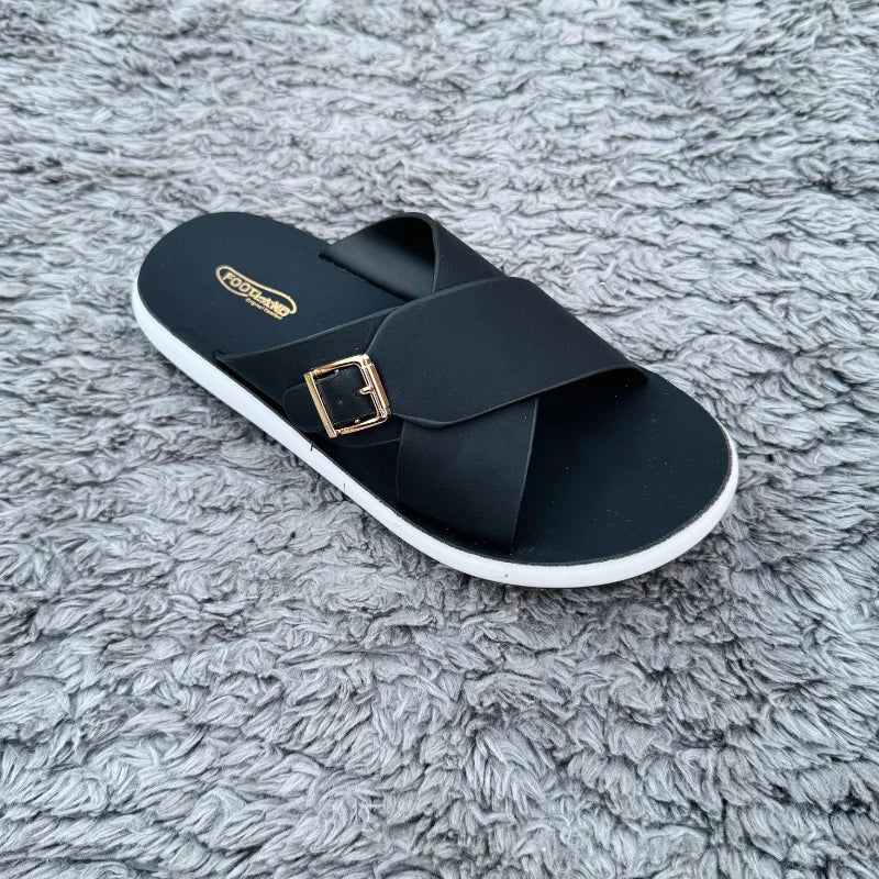 Cross Strap Slippers