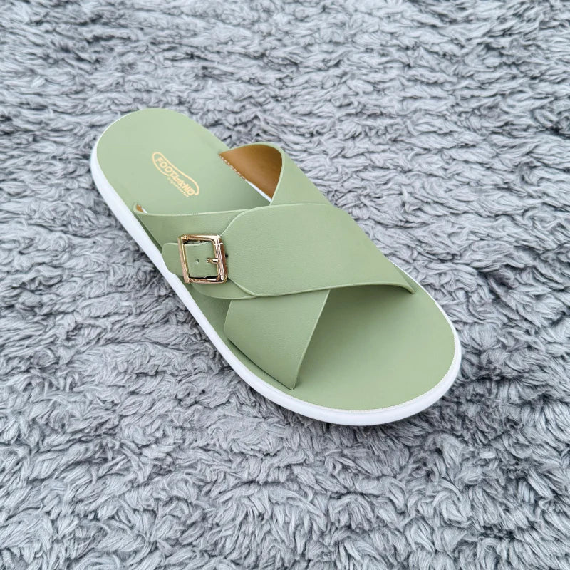 Cross Strap Slippers